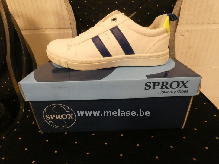 Sprox - wit/blauw/geel