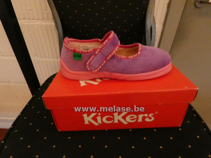 Kickers - Paars/roos