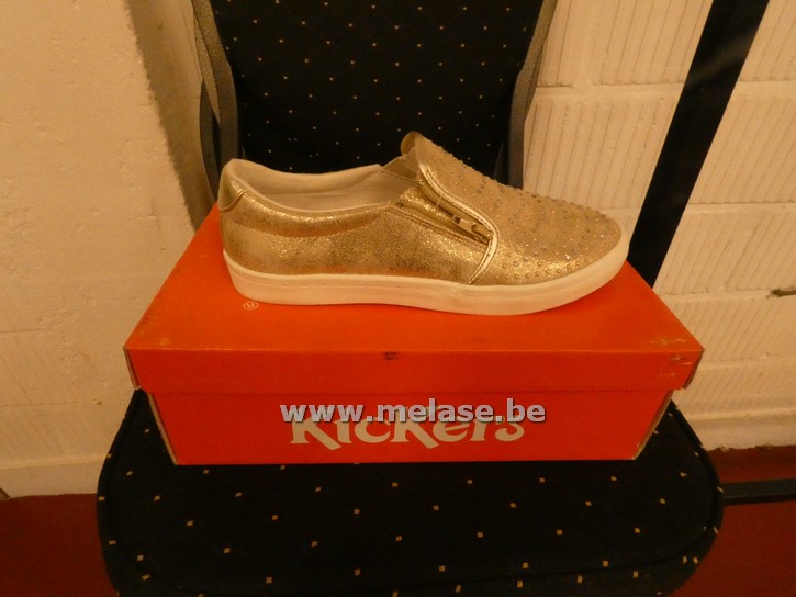Kickers - goud/parels