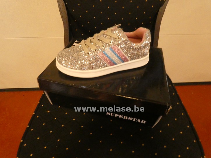 Superstar - zilver/glitter