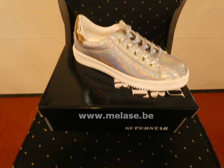 Superstar - zilver/glitter
