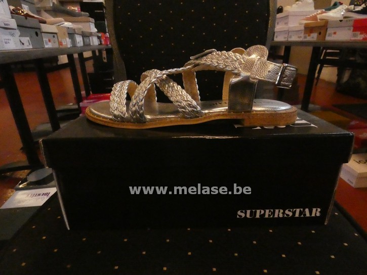 Superstar - zilver/vlecht