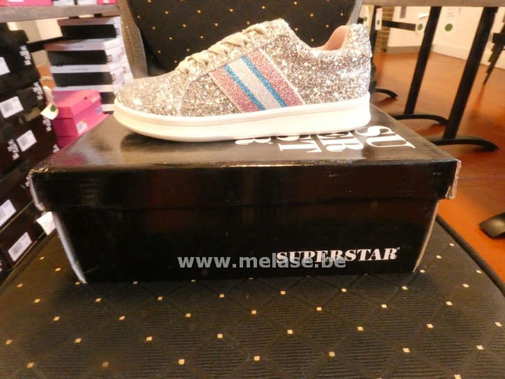 Superstar - zilver/glitter