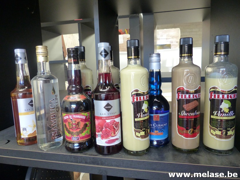 Sterke drank en siropen