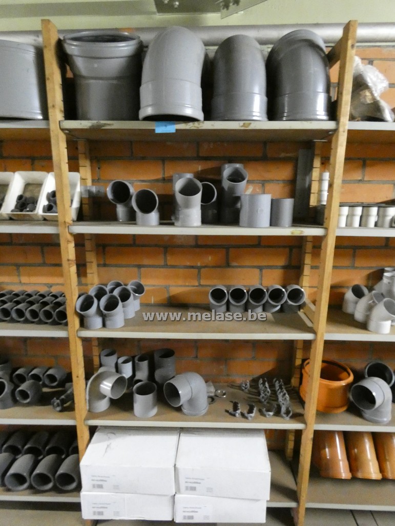 PVC hulpstukken "bochten - klemmen"