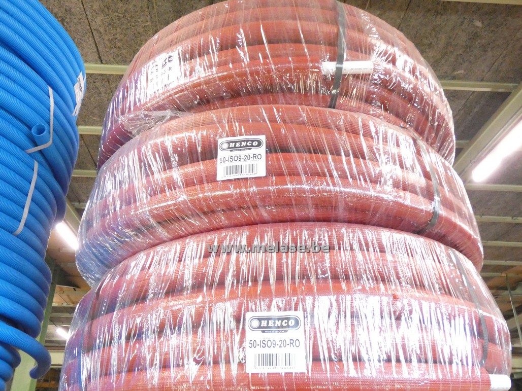 Geïsoleerde flexibel "Henco - 20x2 - rood"
