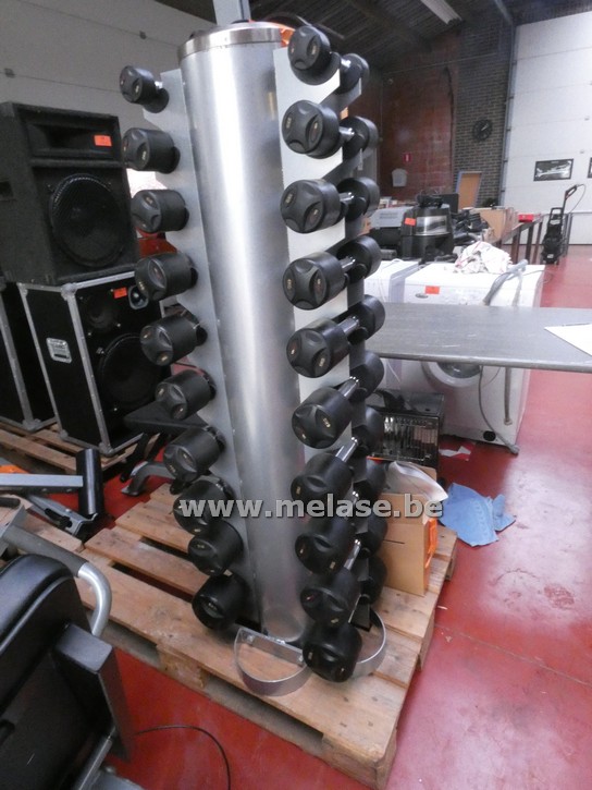 Dumbellset + rack "Lifemaxx"