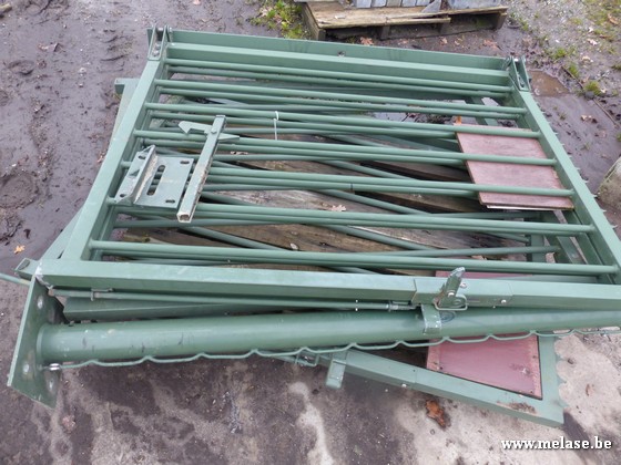 Dubbele groene poort