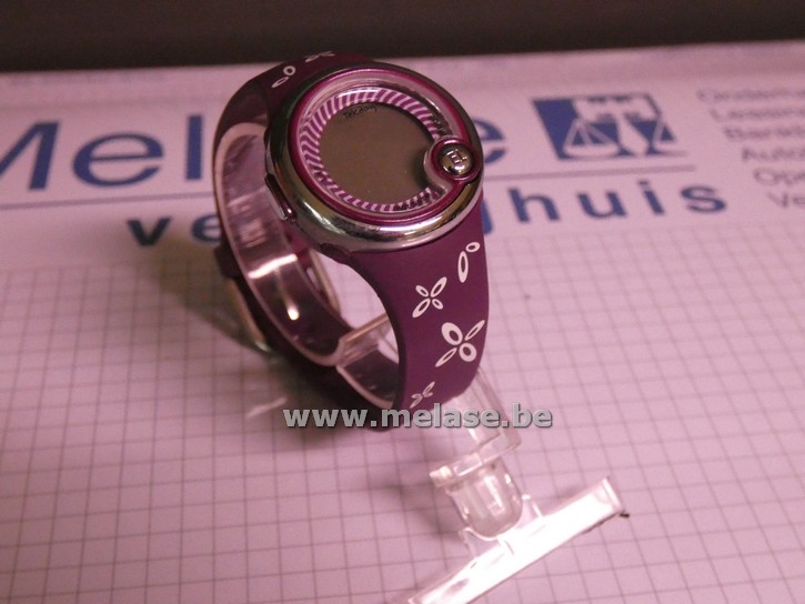 Horloge "Tekday - paars"