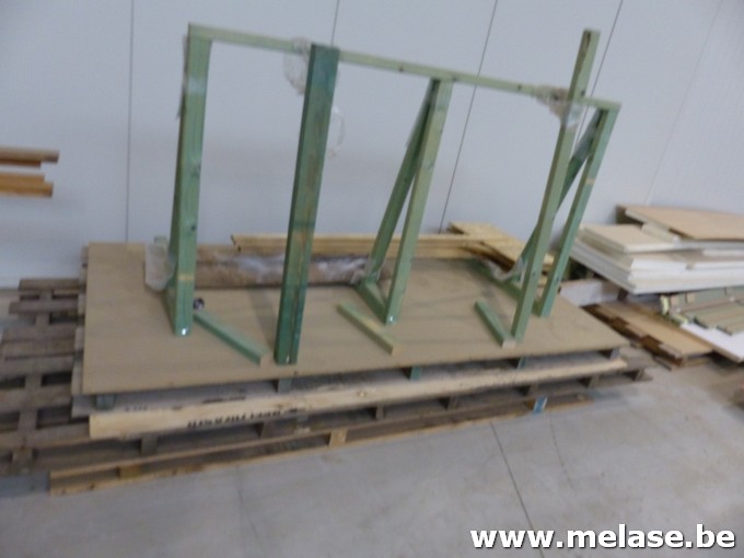 Partij hout + isolatie