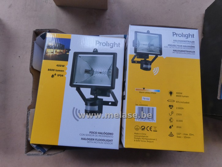 Hallogeenlamp met sensor "Prolight"