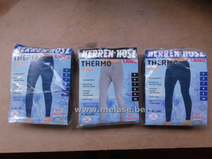 Thermisch ondergoed "grijs en blauw"