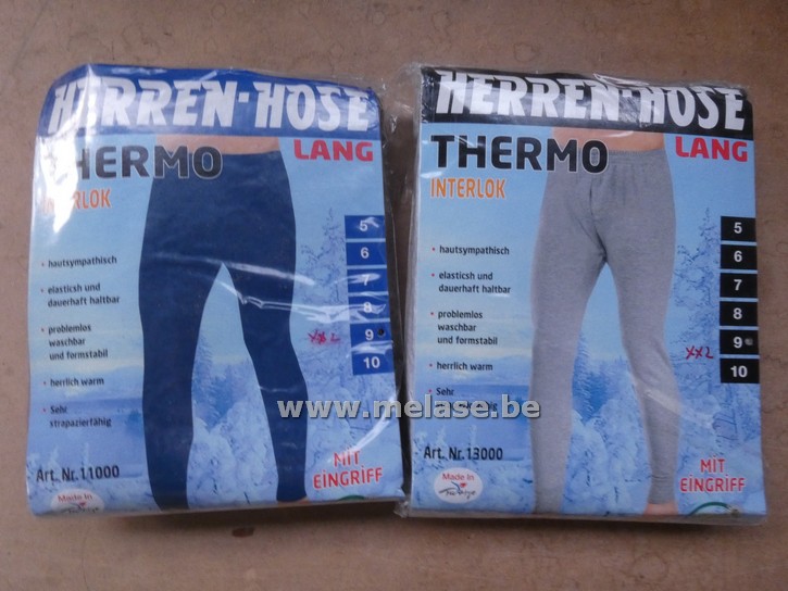 Thermisch ondergoed "grijs en blauw"