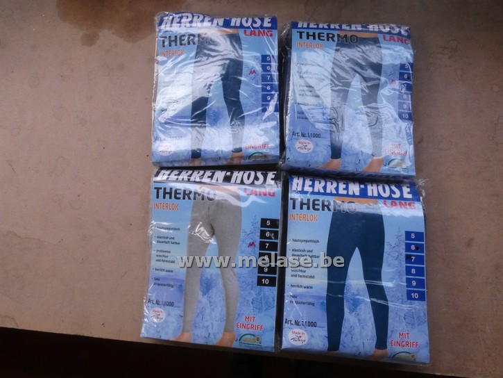 Thermisch ondergoed "grijs en blauw"