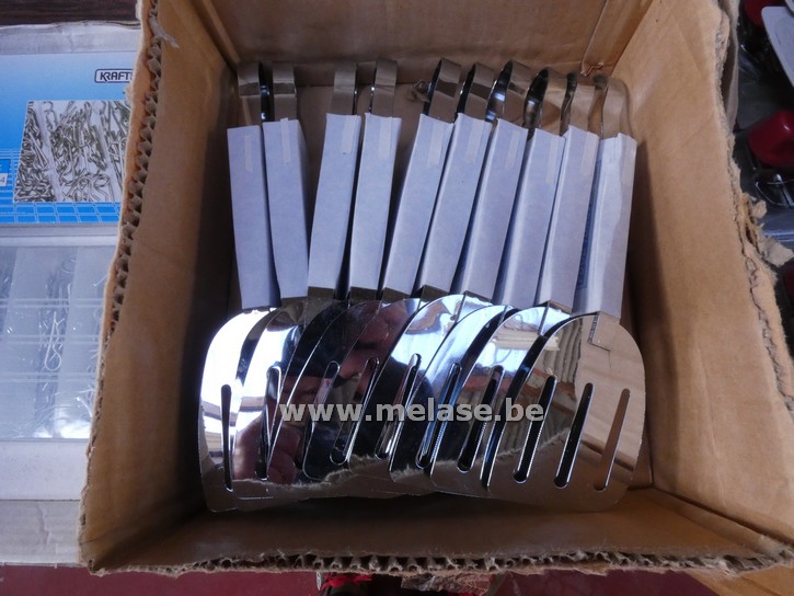 Vleestangen "Fairway - inox"