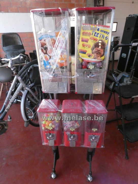 Kauwgomautomaat "5 delig"