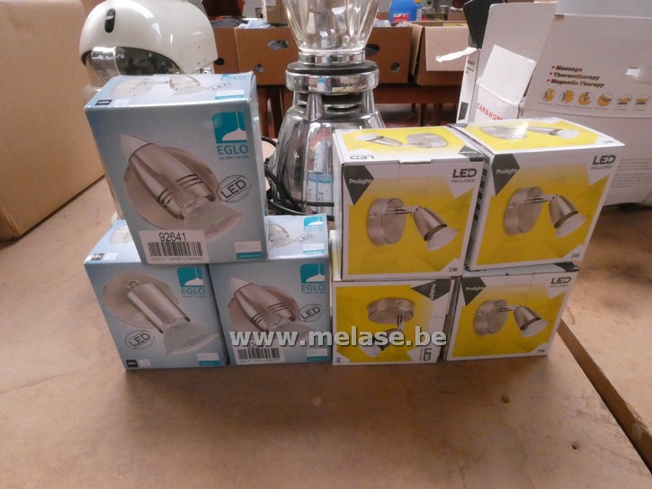 Partij inbouwspots en LED's