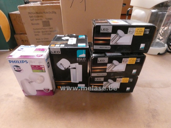 Partij inbouwspots en LED's