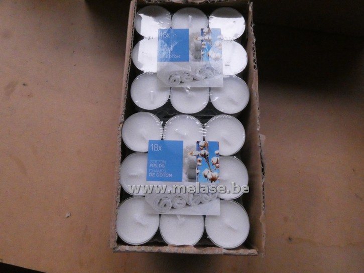 Theelichten "cottonfields"