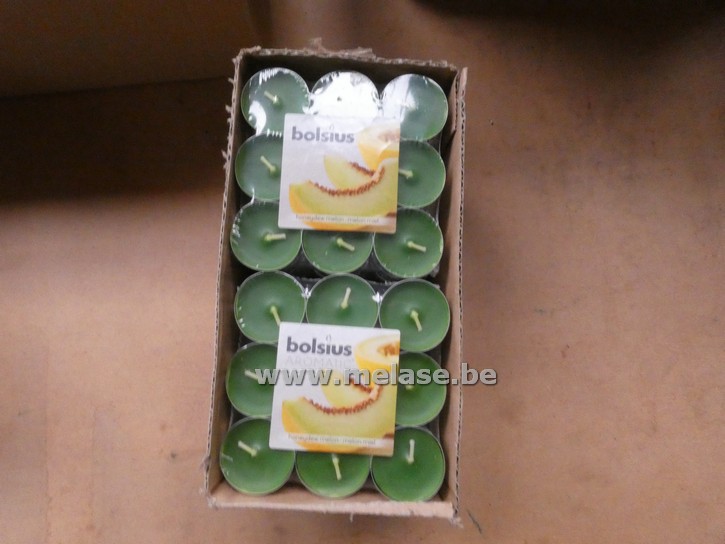 Theelichten "meloen"