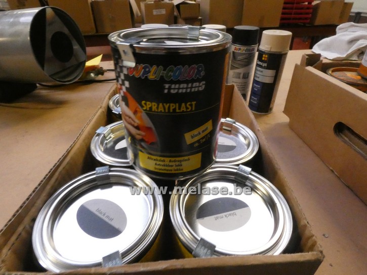 Aftrekbare lak "mat zwart"