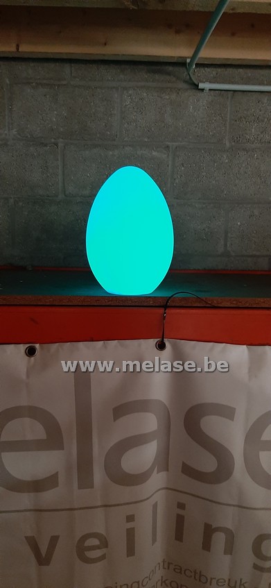 Decoratie "ei" met LEDverlichting