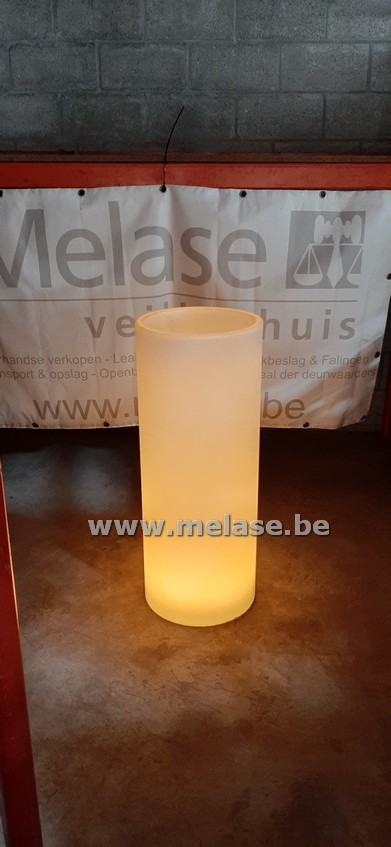 Ronde vaas met LEDverlichting