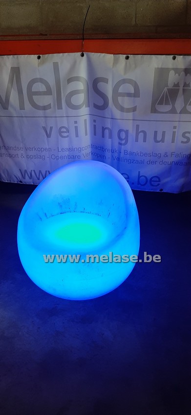 Ronde stoel met LEDverlichting