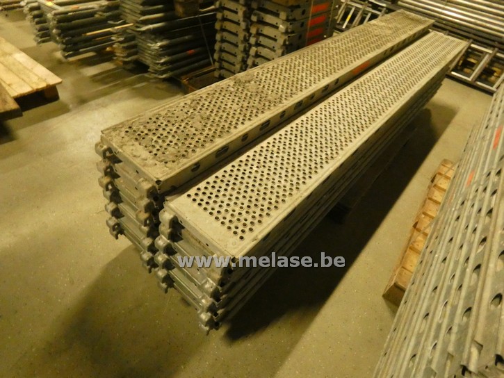 Stalen vlonder U-oplegging