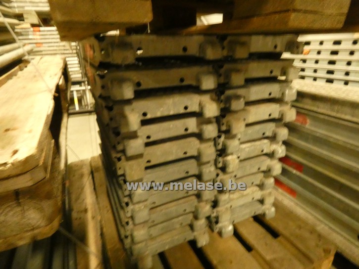 Stalen vlonder U-oplegging