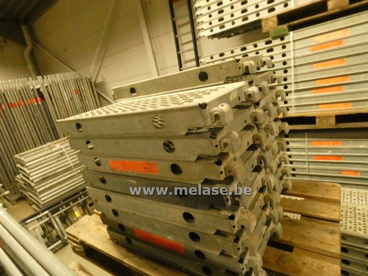 Stalen vlonder U-oplegging
