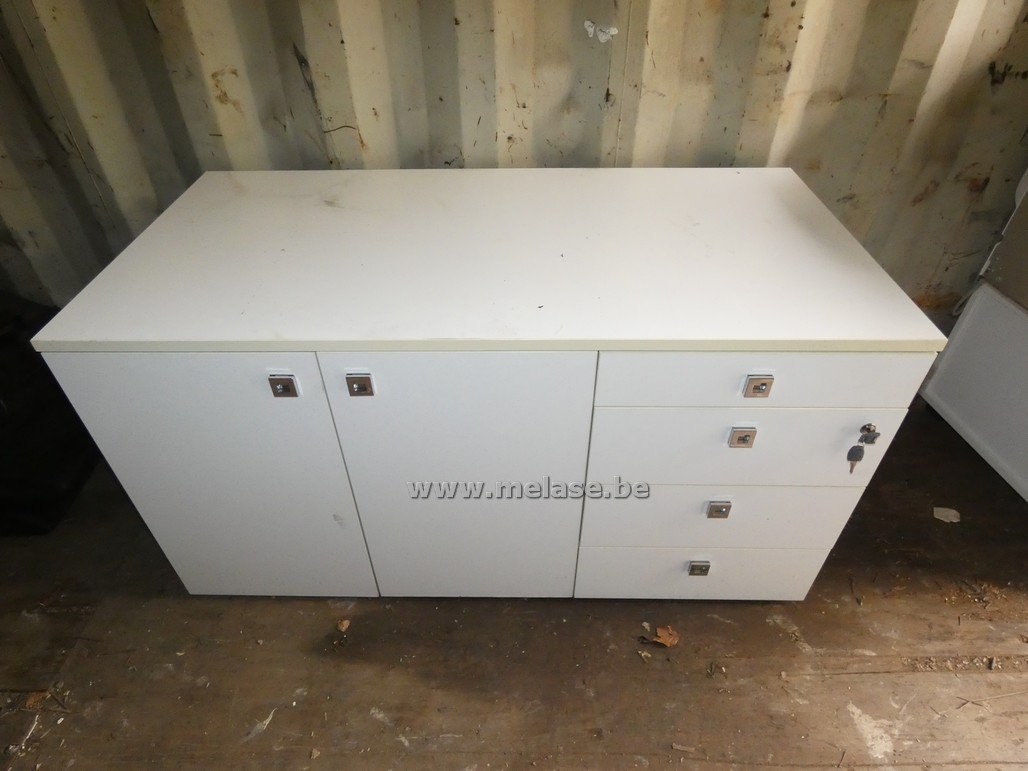 Houten formica kast