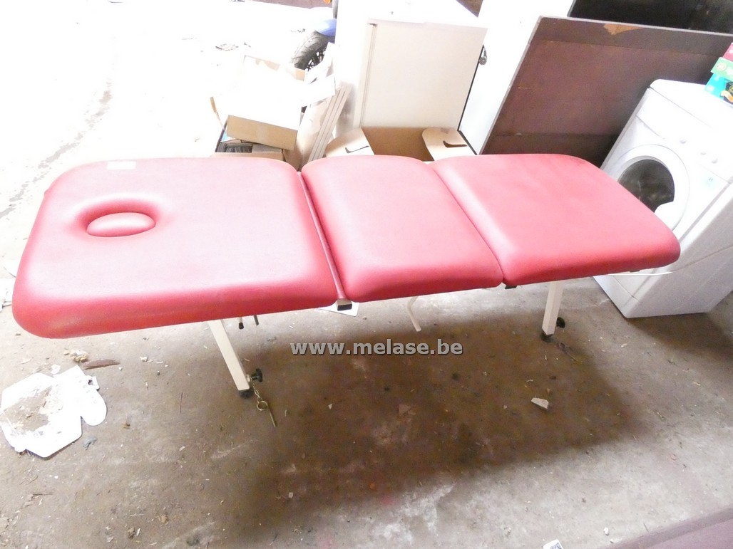 Massagetafel "rood"