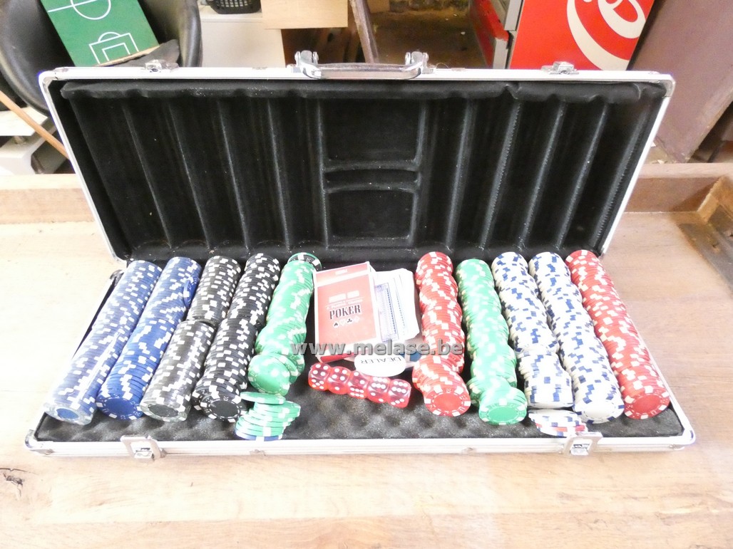 Pokerset in koffer