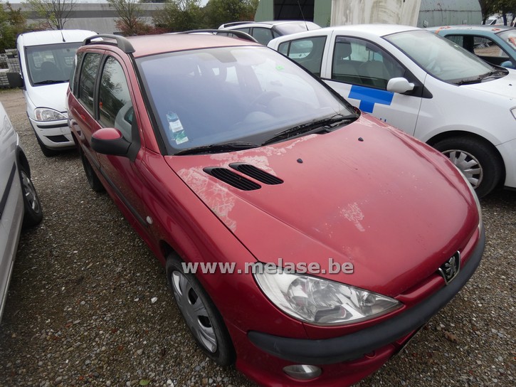 Peugeot 206 SW "rood"