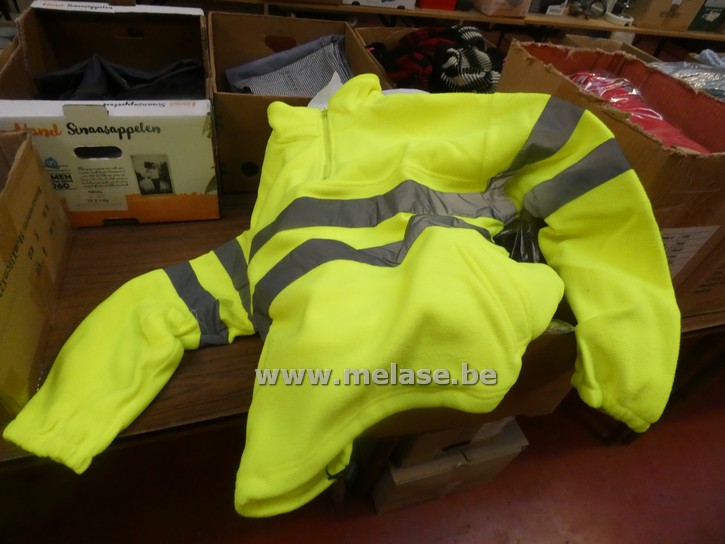 Fleecetruien "fluo geel"