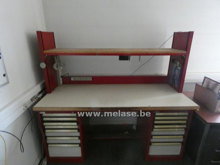 Werktafel "rood"