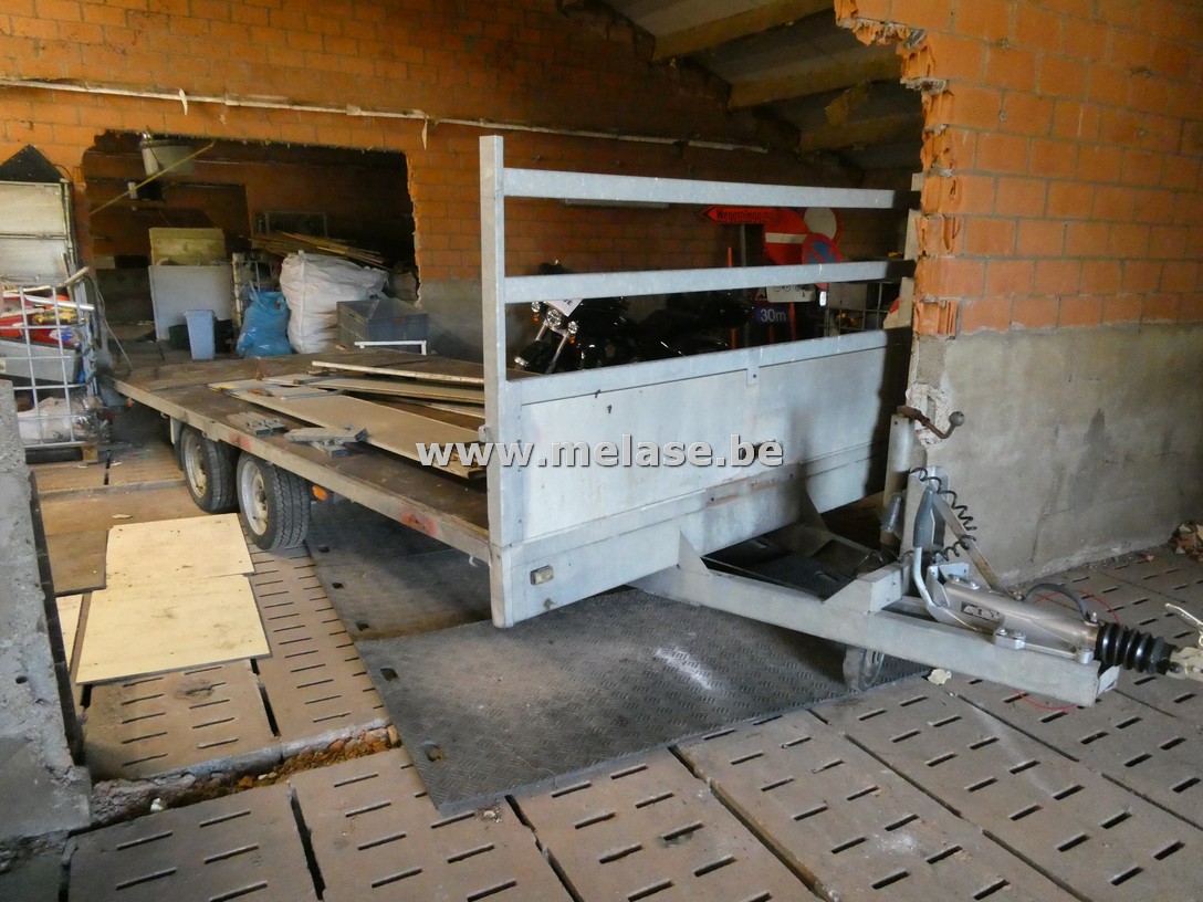 Dubbelas aanhangwagen "De Rijck"