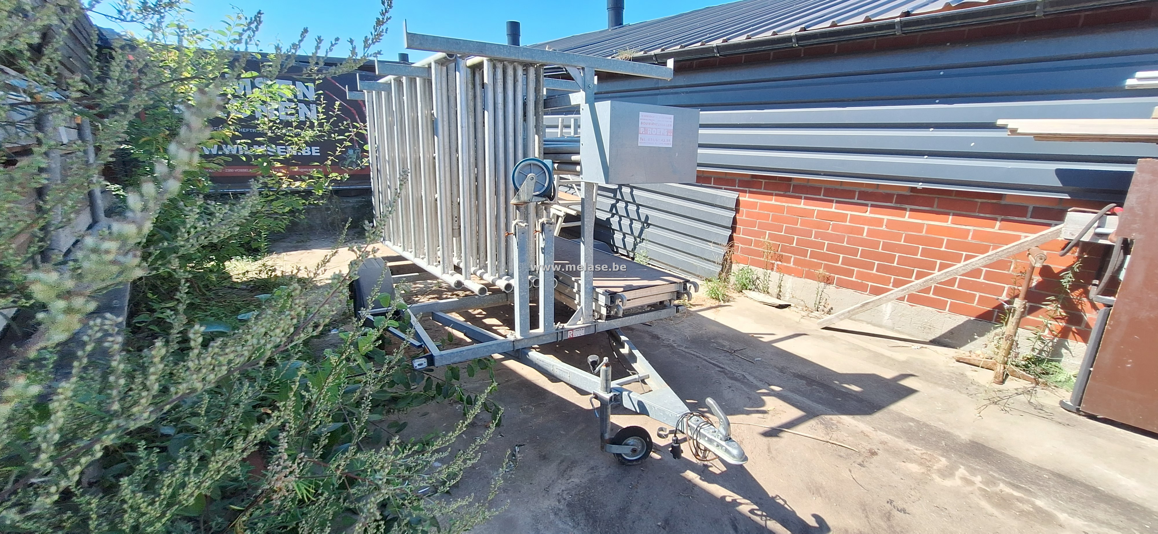 Stelling "ASC" op aanhangwagen