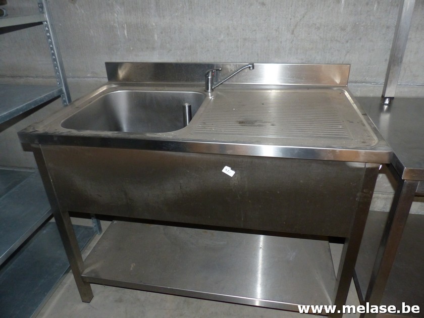 Spoelbak "inox - enkel"