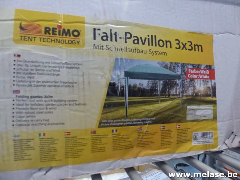 Pavilioen plooitent "wit"