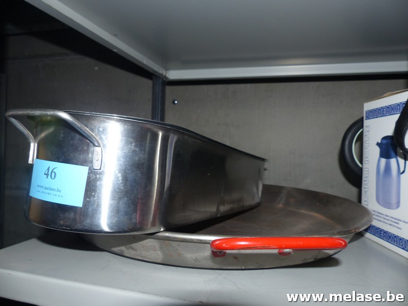 Viskookpot en paellapan
