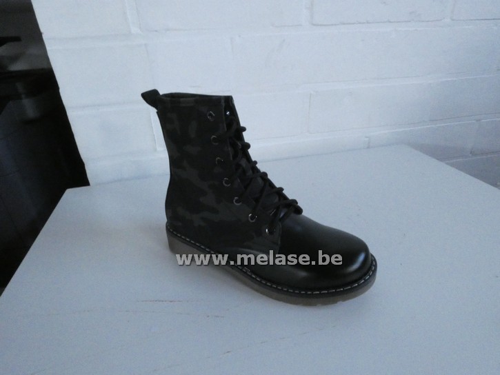 Jeeini "zwart/legerprint"(37)